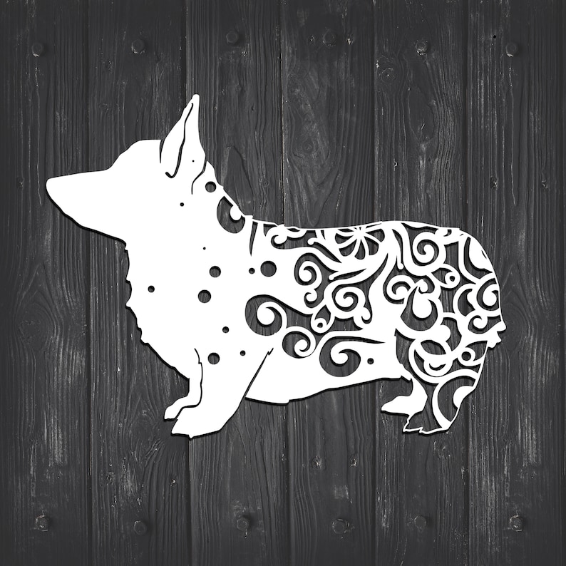 Corgi Svg Dog Svg Mandala Svg Recommended For Projects 10 | Etsy