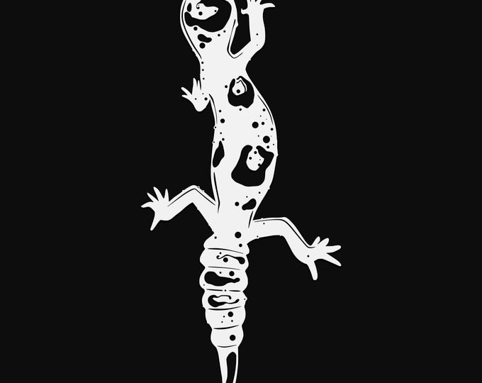 leopard gecko svg cut file, lizard glowforge file, vinyl template, laser cut file, reptile svg, cuttable animal svg, clipart png