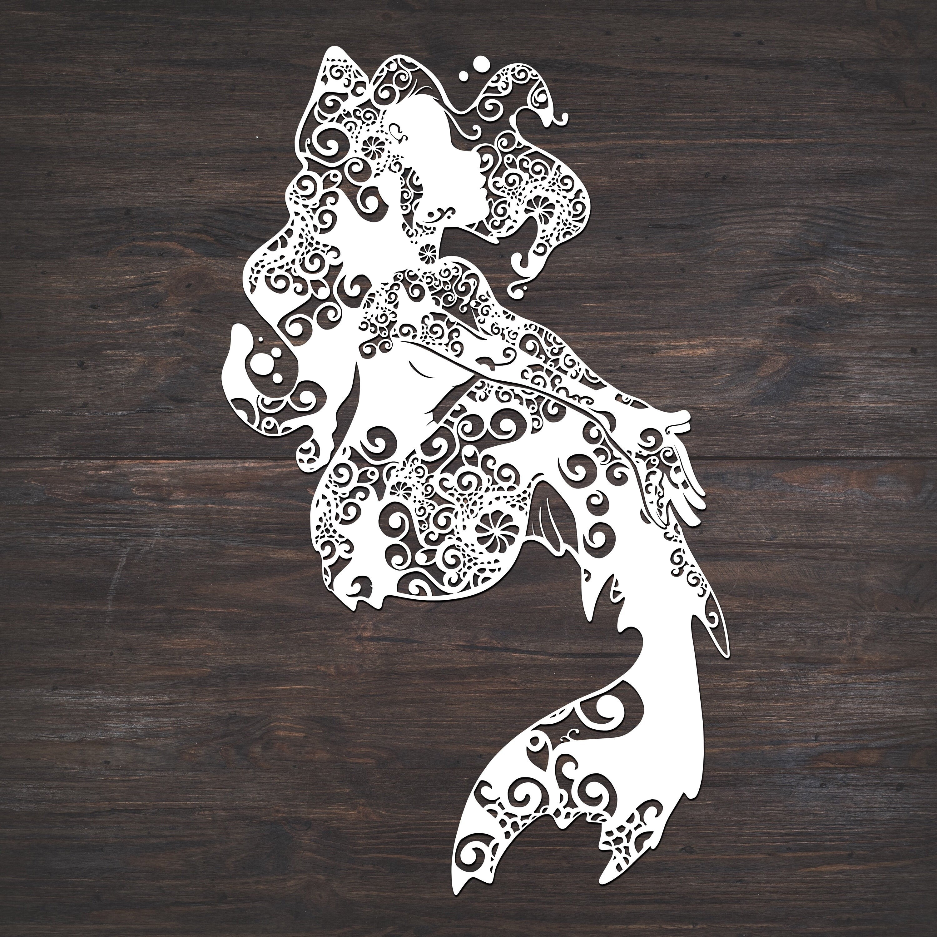 Download Mermaid Svg, Mandala Svg, Mermaid Mandala Svg, Svg Mermaid