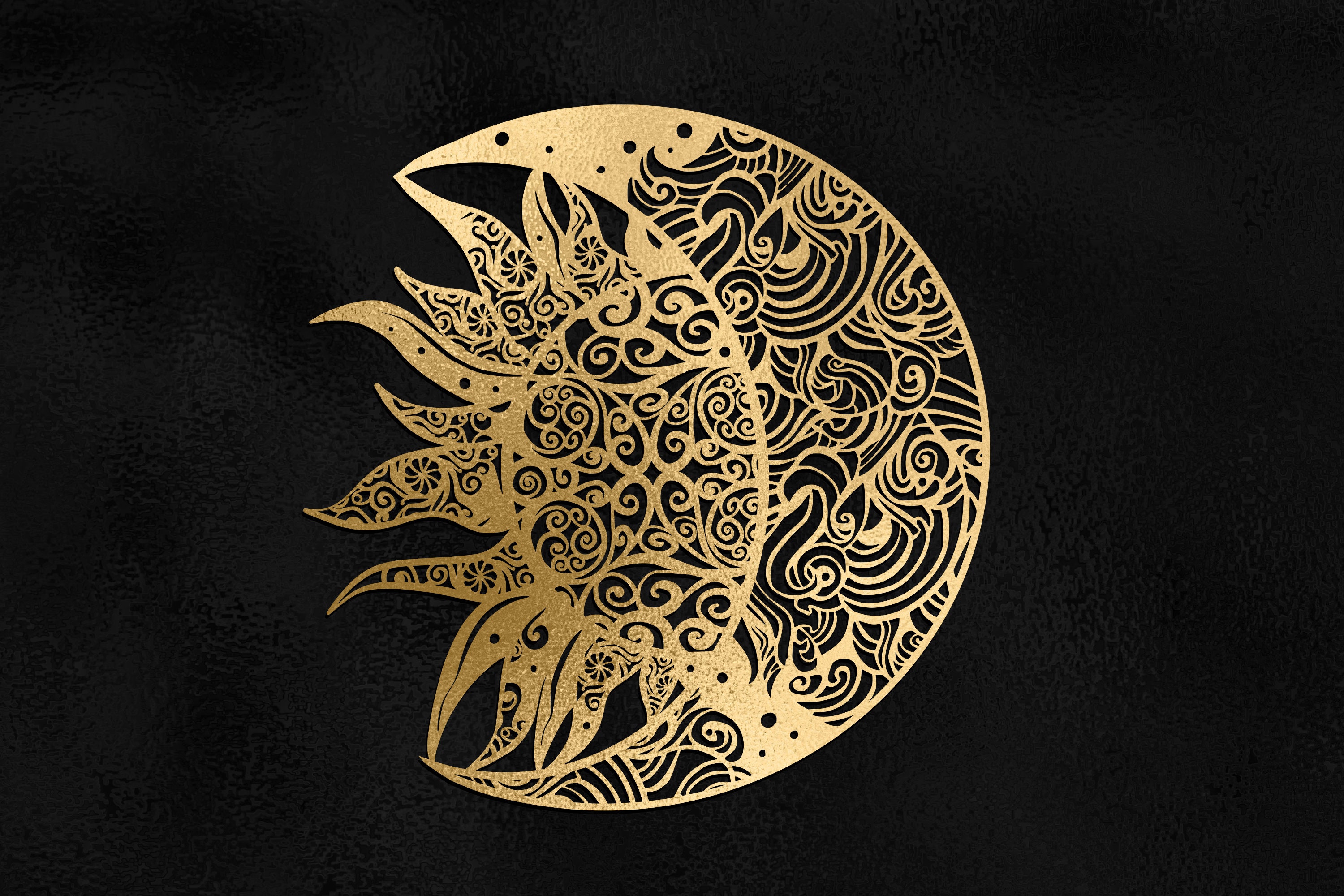 Sun and Moon Svg Celestial Svg Sun Svg Moon Svg Boho Svg | Etsy India