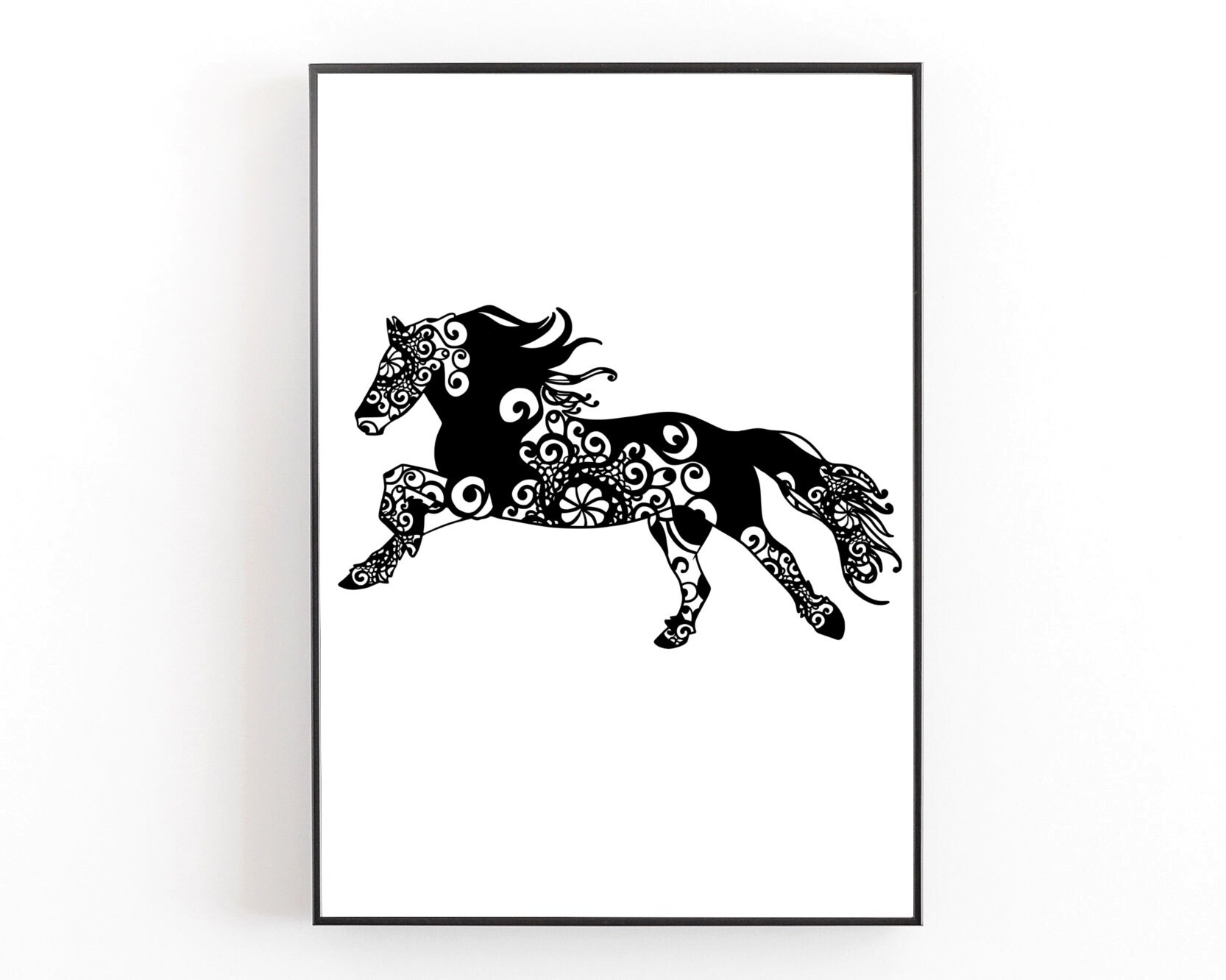 Download Layered Mandala Horse Svg Free Design - Layered SVG Cut File