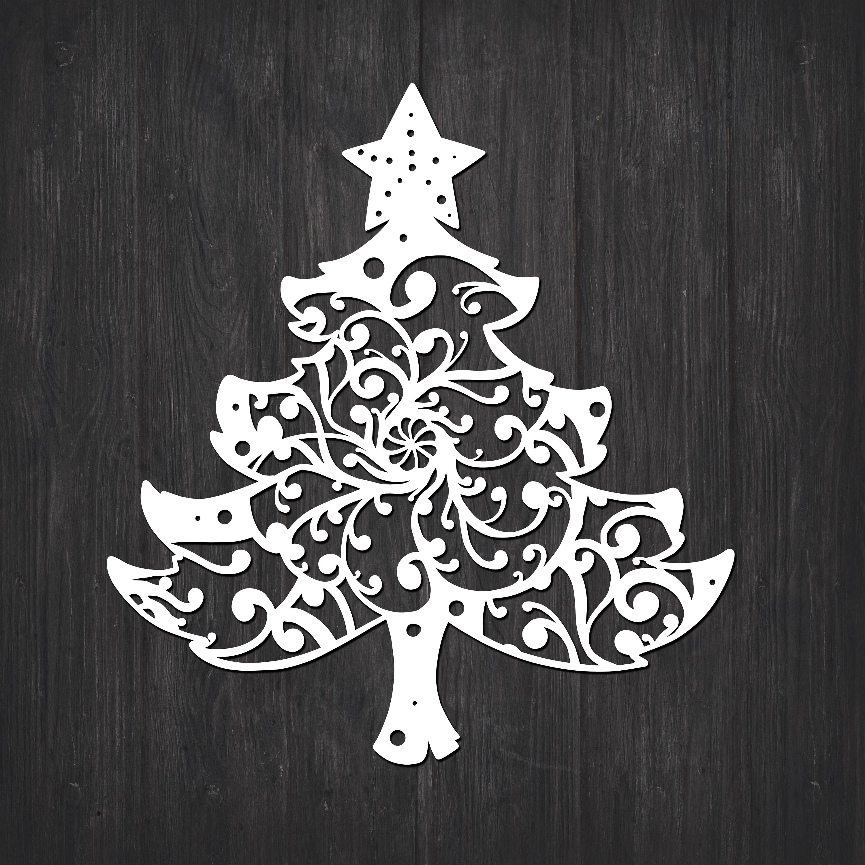 Download Christmas Tree Svg Mandala Svg Intricate Weeding Recommended For Vinyl Projects 10 Inches