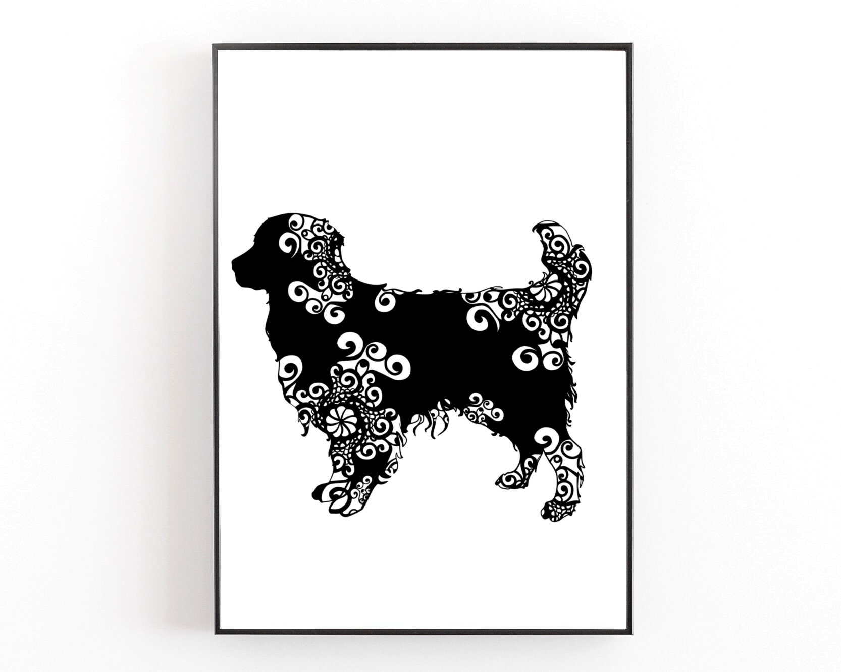 Golden Retriever Svg, Dog Svg, Mandala Svg