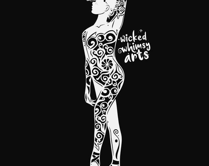 ballerina mandala svg cut file, ballet glowforge file, vinyl template, laser cut file, lifestyle svg, cuttable laser svg, clipart png