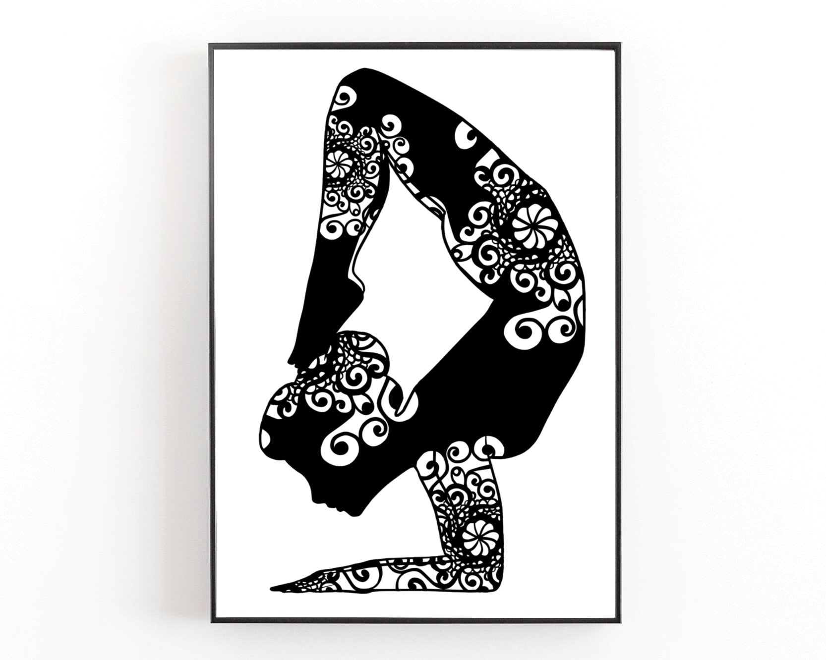 Download Yoga Svg, Yoga Pose Svg , Mandala Svg