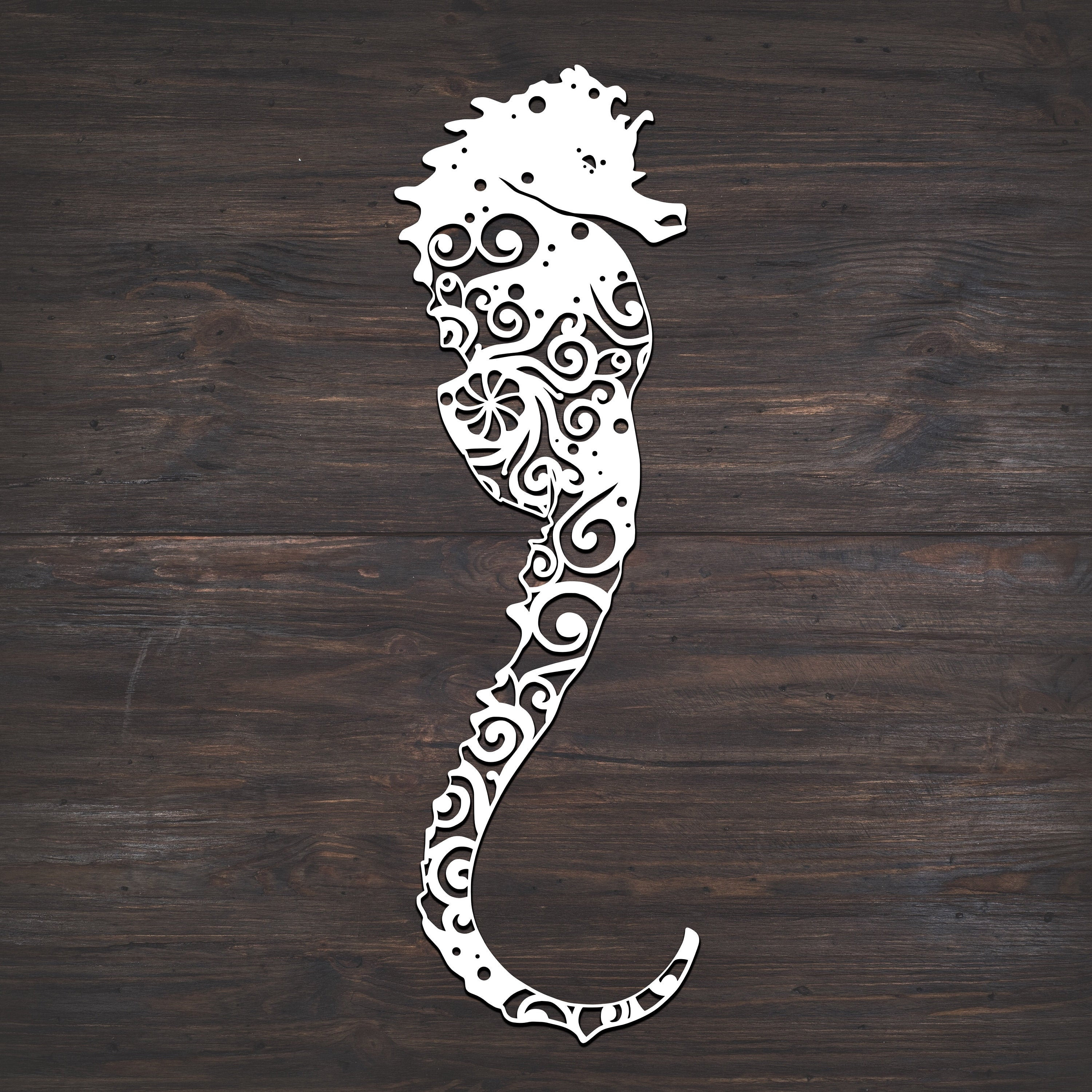 Download Seahorse Svg, Fish Svg, Mandala Svg