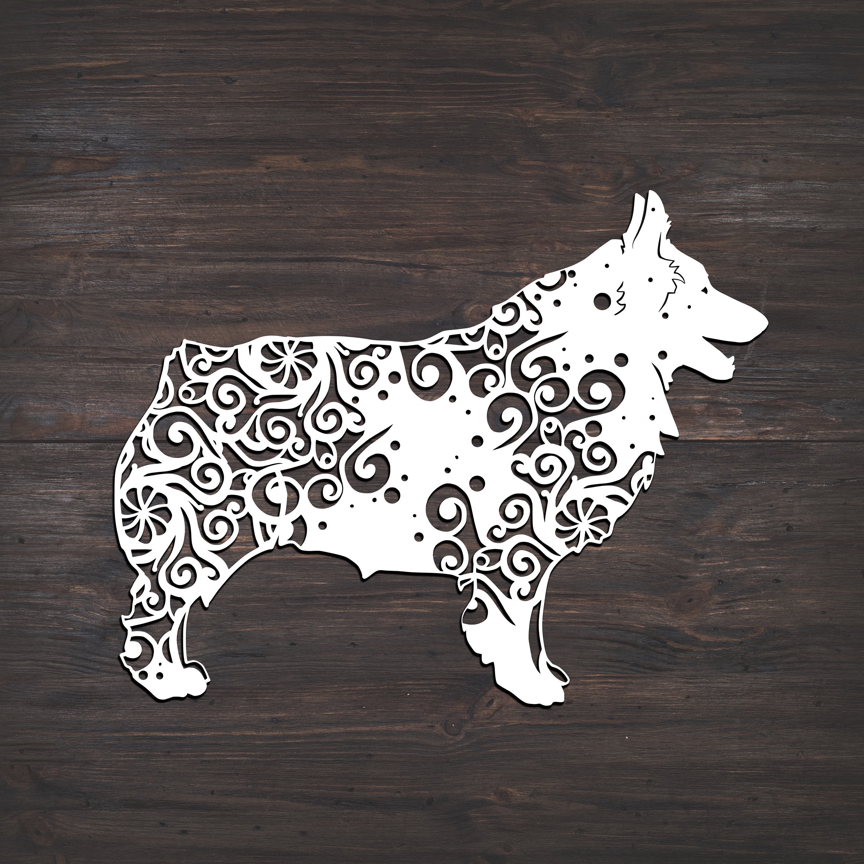 Download Australian Shepherd Svg, Dog Svg, Mandala Svg