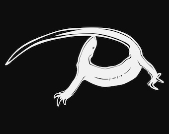 salamander svg cut file, glowforge file, amphibian vinyl template, salamander laser cut file, reptile svg, cuttable svg, clipart png