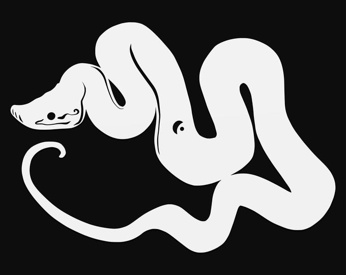 boa svg cut file, snake glowforge file, vinyl template, laser cut file, amphibian svg, cuttable animal svg, clipart png