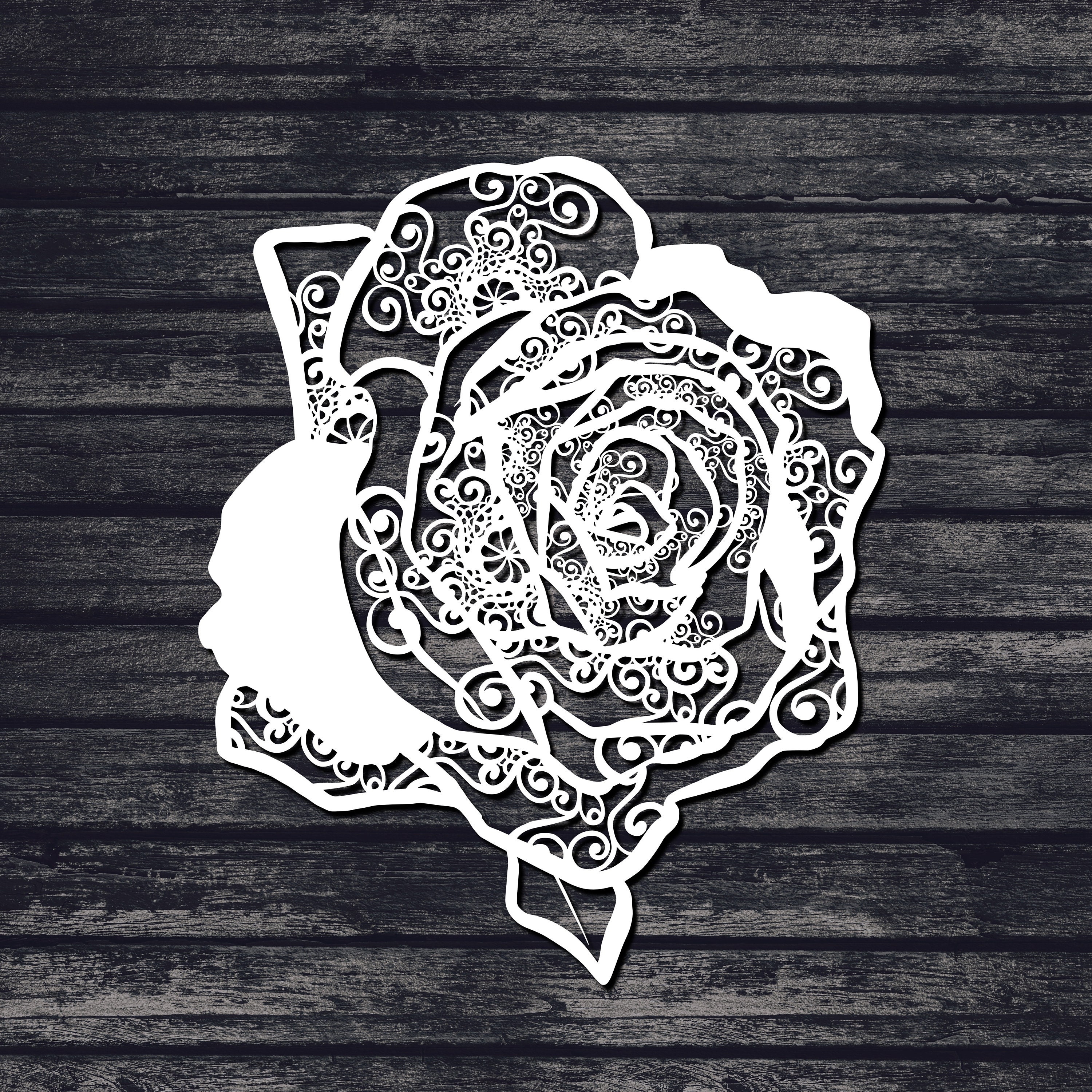Download Flower Svg, Rose Svg, Mandala Svg