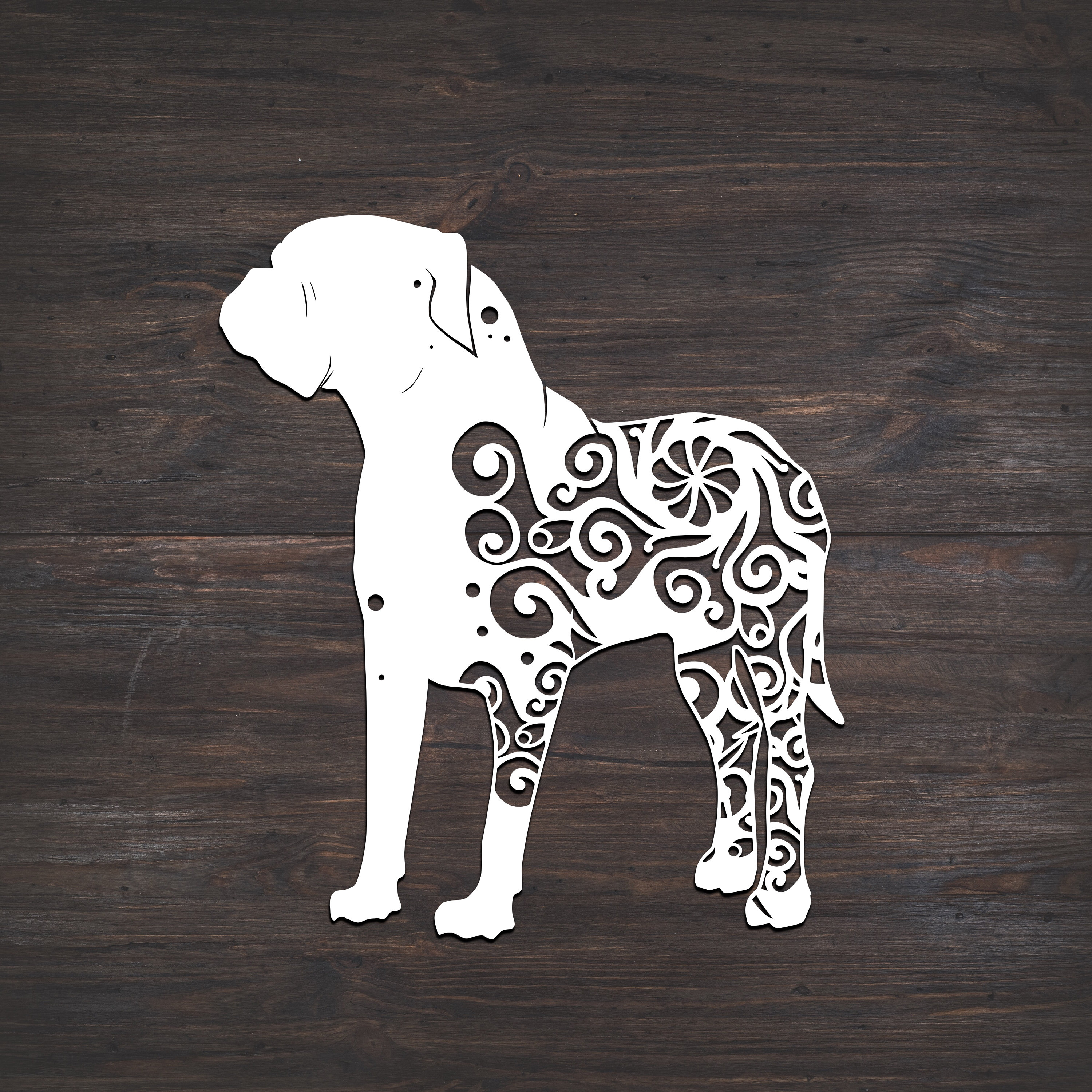 Download French Mastiff Svg, Dog Svg, Mandala Svg