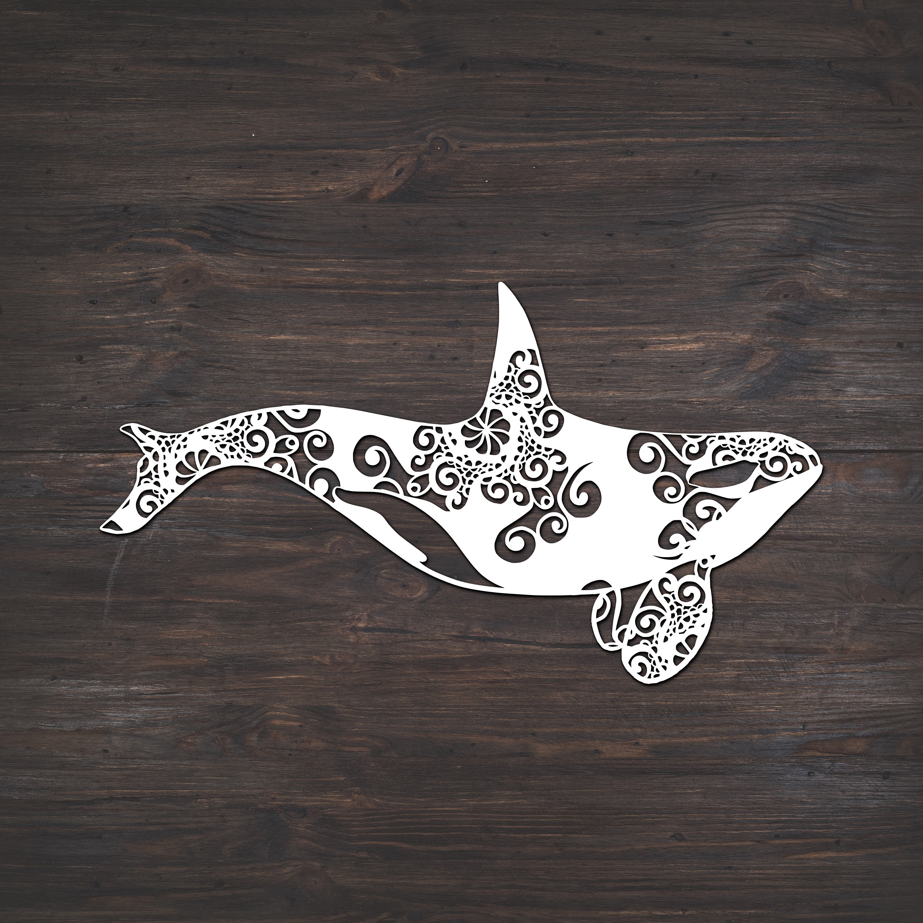 Download Whale Svg Orca Svg Mandala Svg Boho Svg Intricate Weeding Etsy