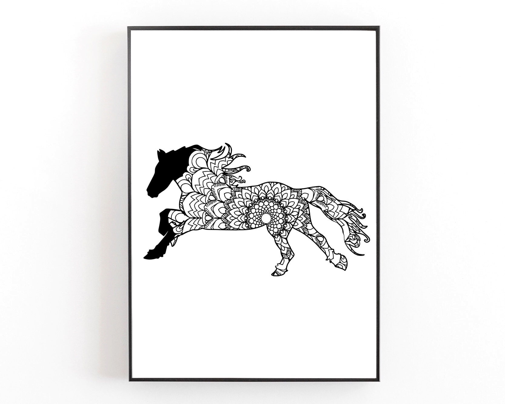 Download Horse Svg, Mandala Svg (Recommended For Projects 10 inches )