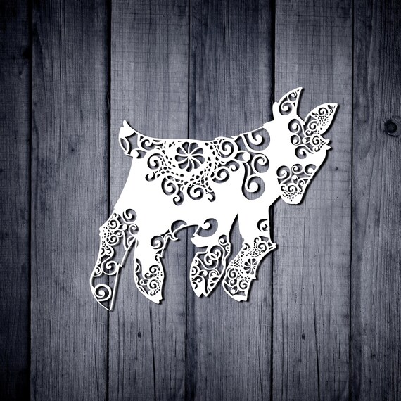 Download Goat Svg Baby Goat Svg Mandala Svg Intricate Weeding Etsy