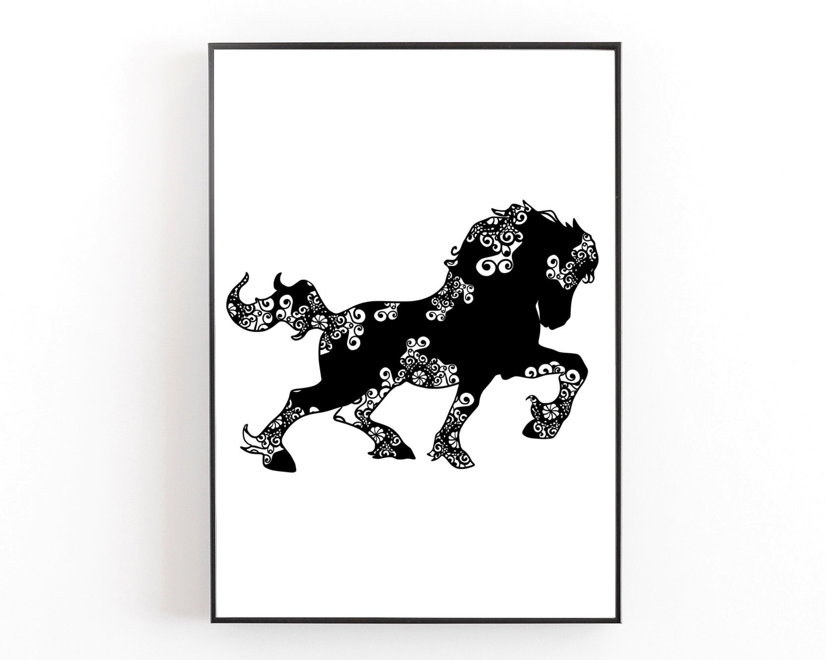 Download Horse Svg, Mandala Svg
