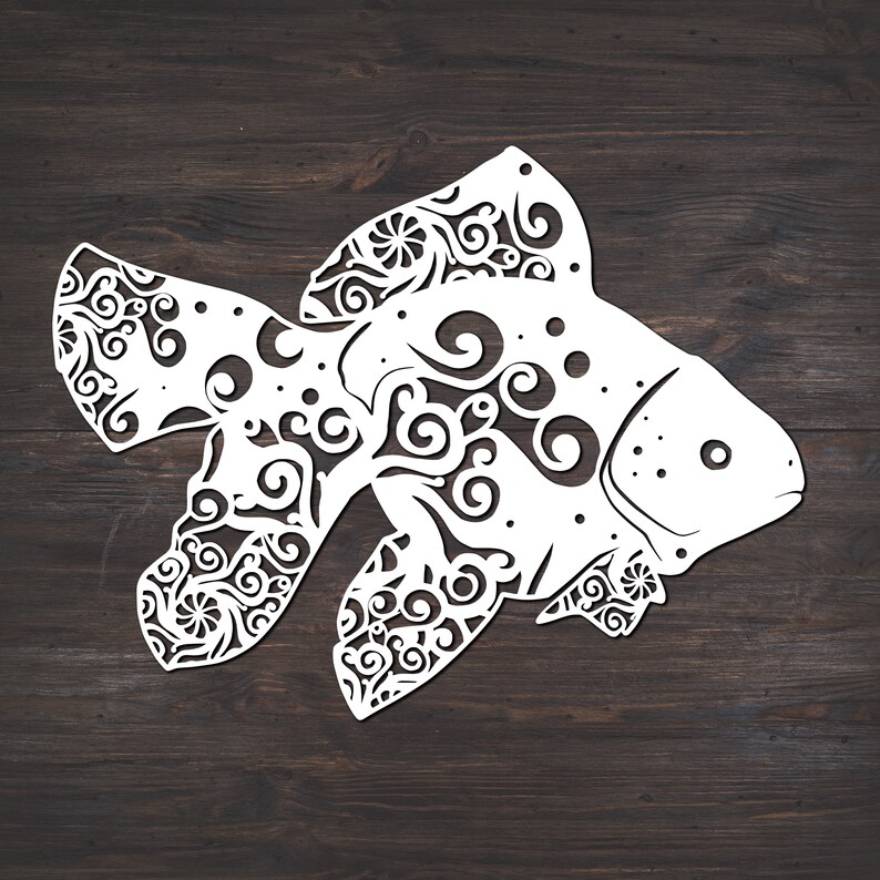 Download Goldfish Svg Fish Svg Mandala Svg Recommended For Projects ...