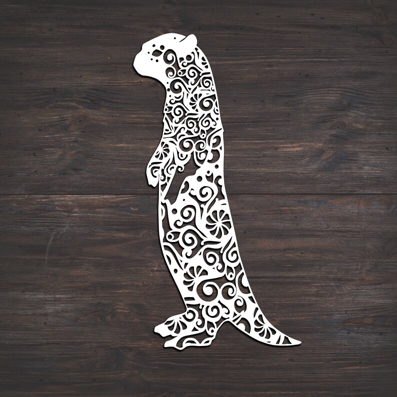 Download Standing Otter Svg Otter Svg Mandala Svg Recommended For ...