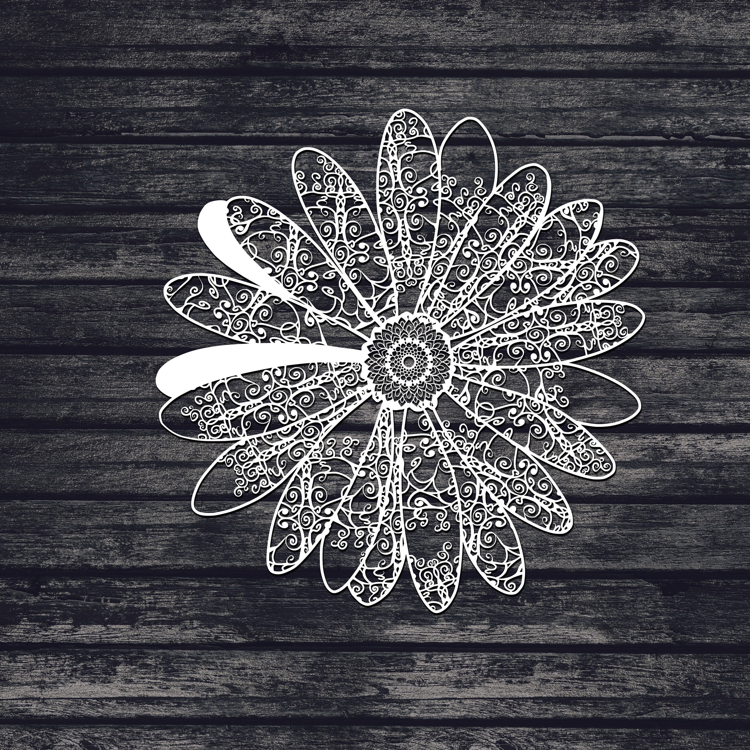 Download Flower Svg, Sunflower Svg, Mandala Svg (Recommended For ...