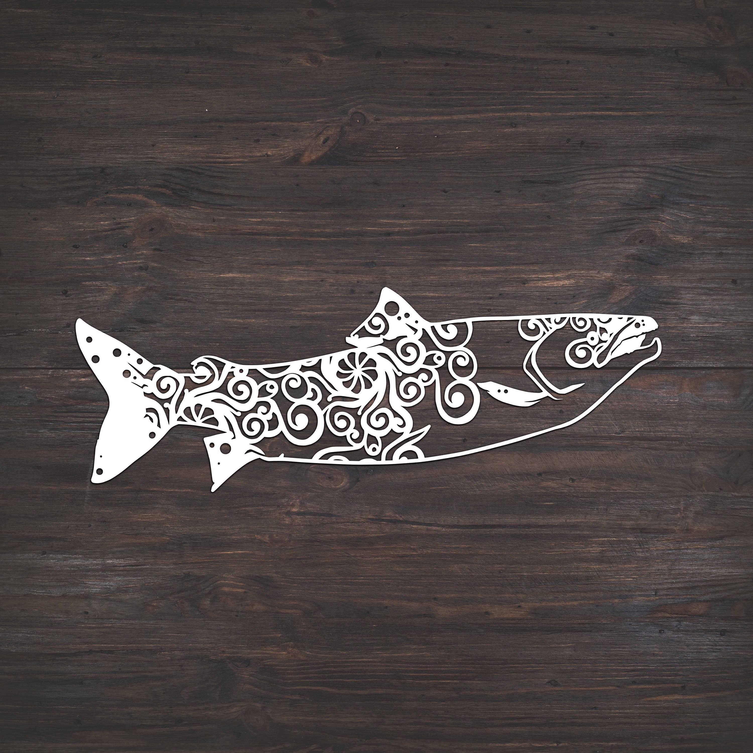 Salmon Svg Fish Svg Mandala Svg Recommended For Projects ...