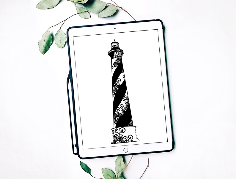 Download Lighthouse Svg Mandala Svg Nautical Party Lighthouse | Etsy