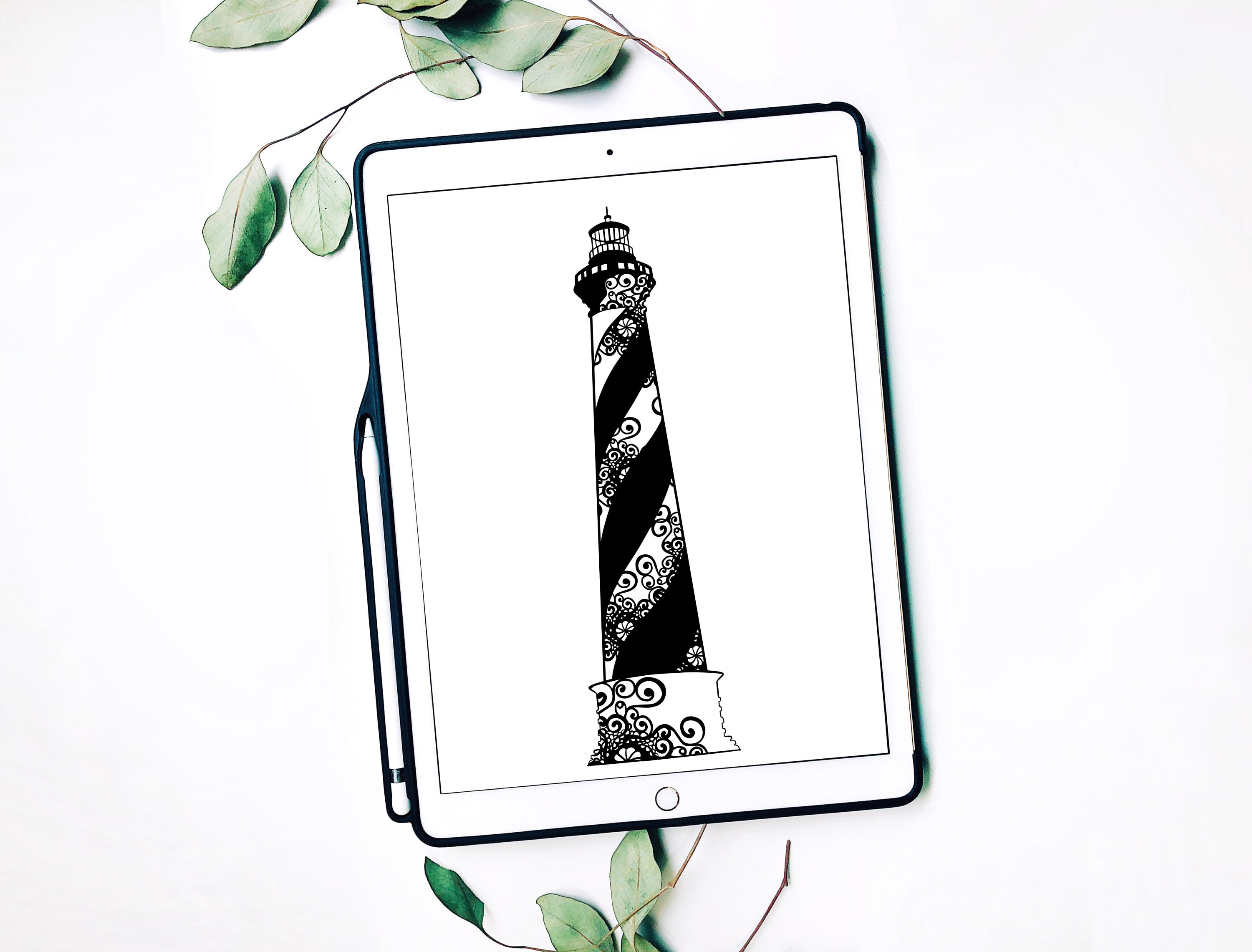 Download Lighthouse Svg, Mandala Svg, Nautical Party, Lighthouse ...