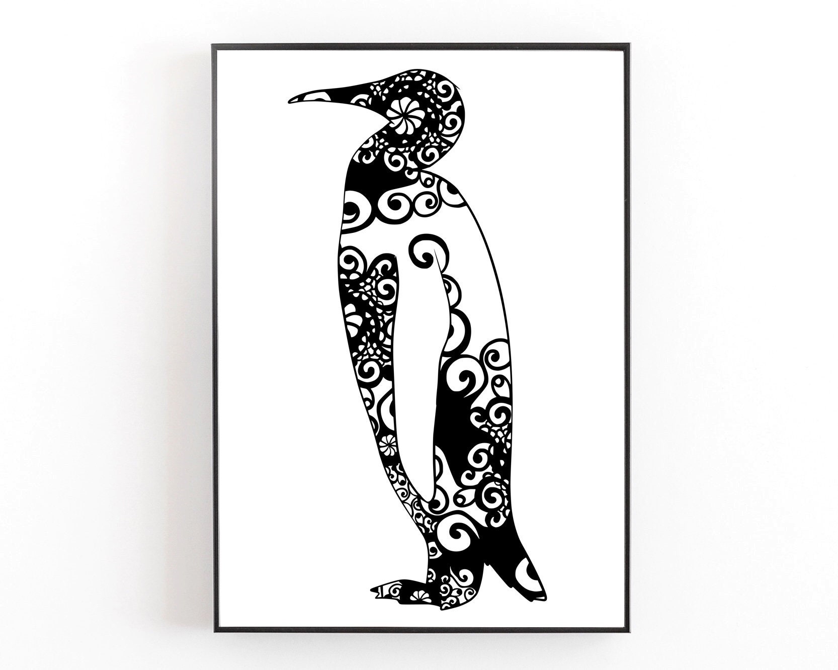 Download Penguin Svg, Mandala Svg