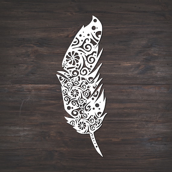 Download Feather Svg Mandala Svg Recommended For Projects 10 inches ...