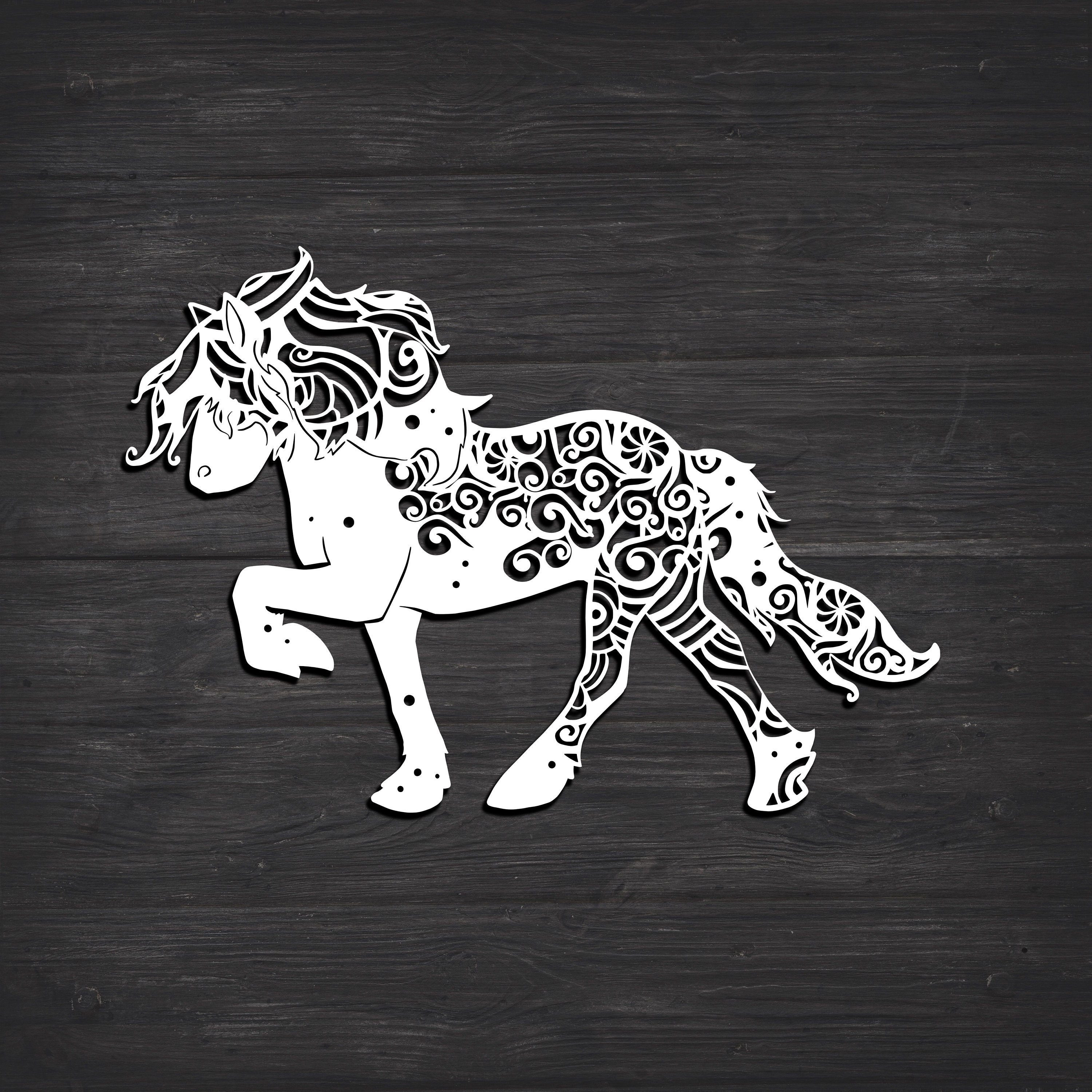 Download Icelandic Horse Svg Horse Svg Mandala Svg Intricate Etsy