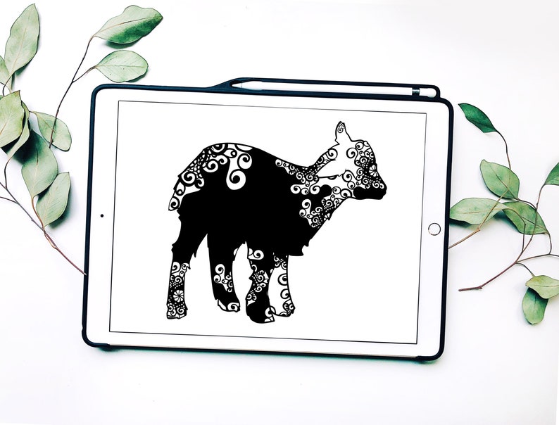 Download Paper Party Kids Papercut Art Svg Files Svg Mandala Svg Zentangle Inspired Svg Files For Cricut Goat Svg Baby Goat Svg Craft Supplies Tools