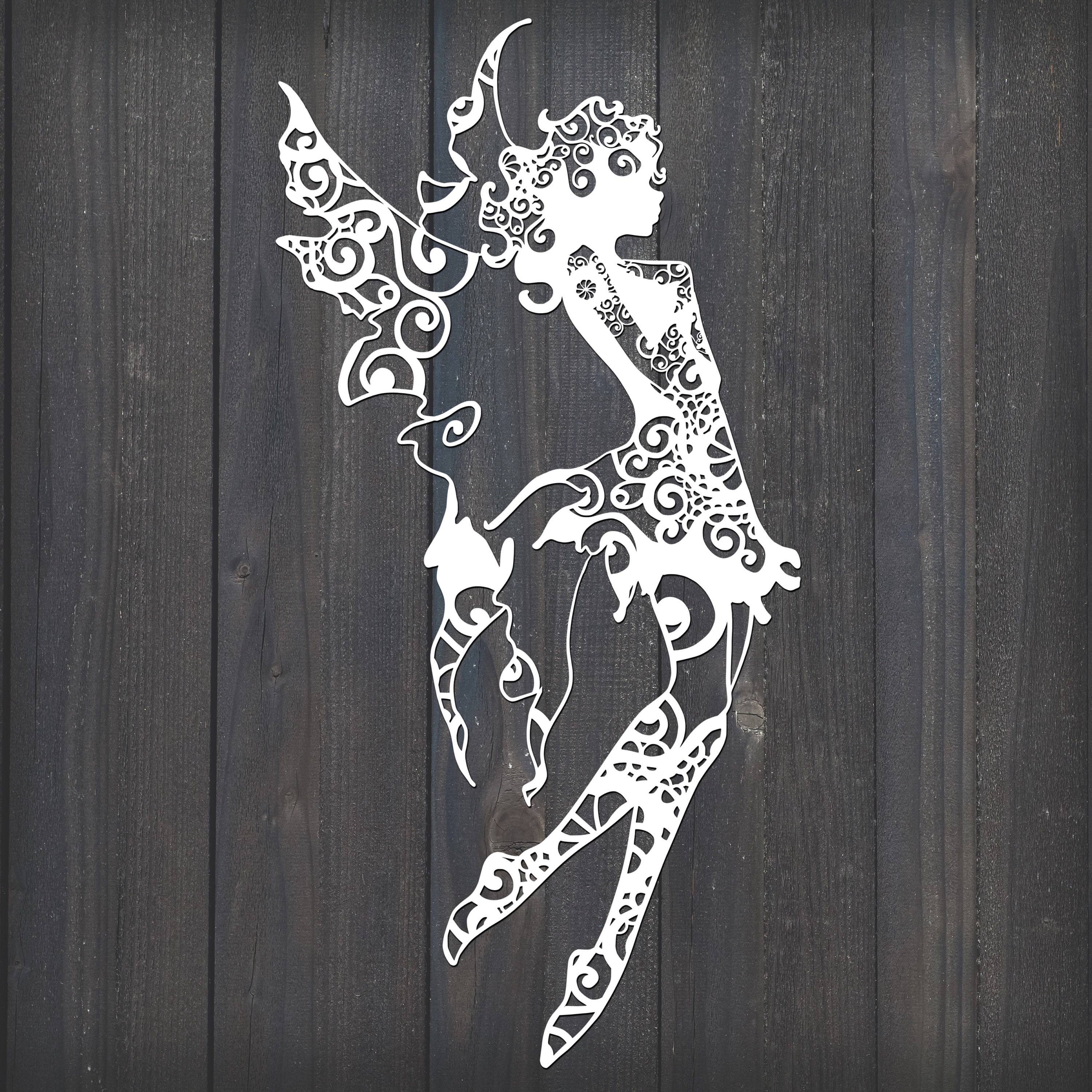 Download Fairy Svg, Mandala Svg (Recommended For Projects 10 inches )
