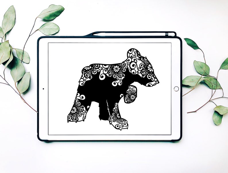 Bear Svg Baby Bear Svg Mandala Svg Recommended For ...
