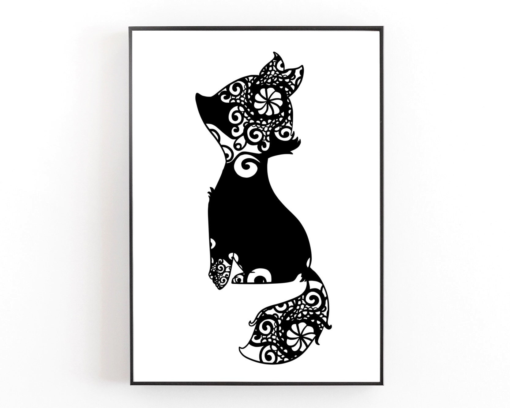 Download Fox Svg, Baby Fox Svg, Mandala Svg