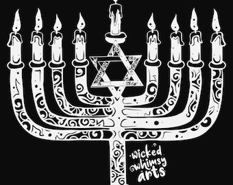 menorah mandala svg cut file, glowforge file, vinyl template, laser cut file, seasonal svg, cuttable holiday svg, clipart png