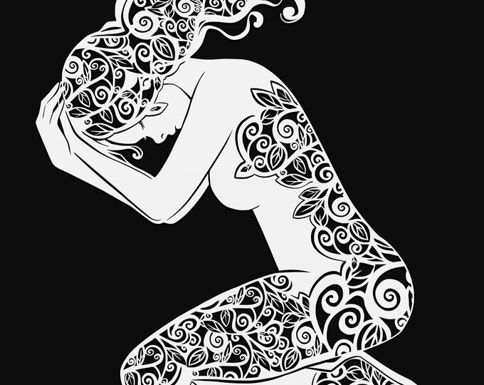 ballet mandala svg cut file, glowforge file, vinyl template, laser cut file, lifestyle svg, cuttable laser svg, clipart png