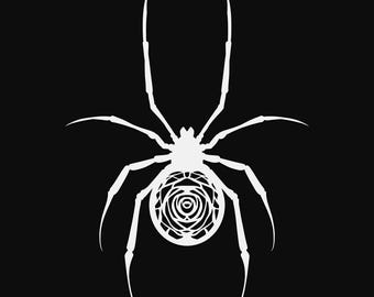 spider mandala svg cut file, glowforge file, vinyl template, laser cut file, halloween svg, cuttable wicca svg, clipart png
