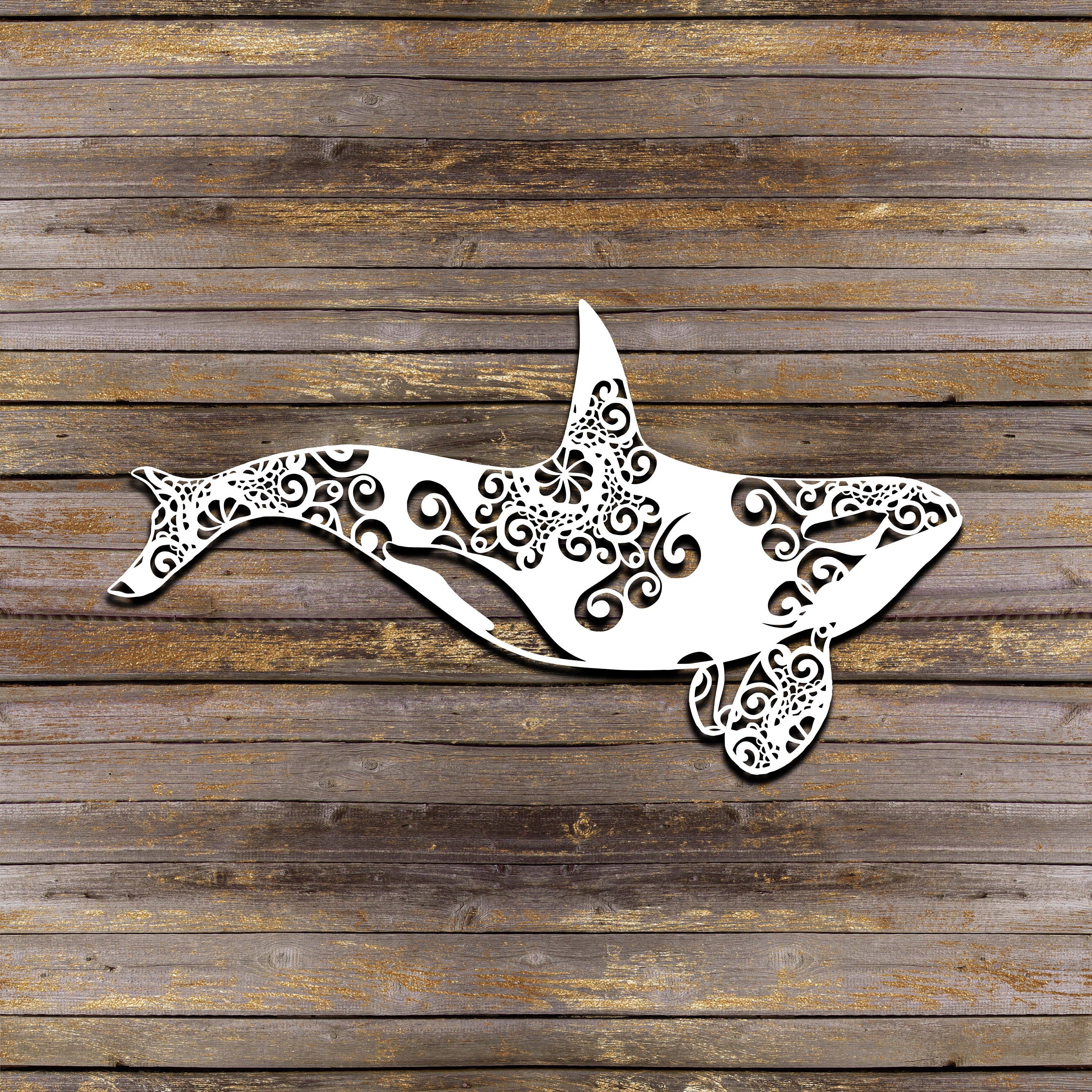 Download Whale Svg, Orca Svg, Mandala Svg