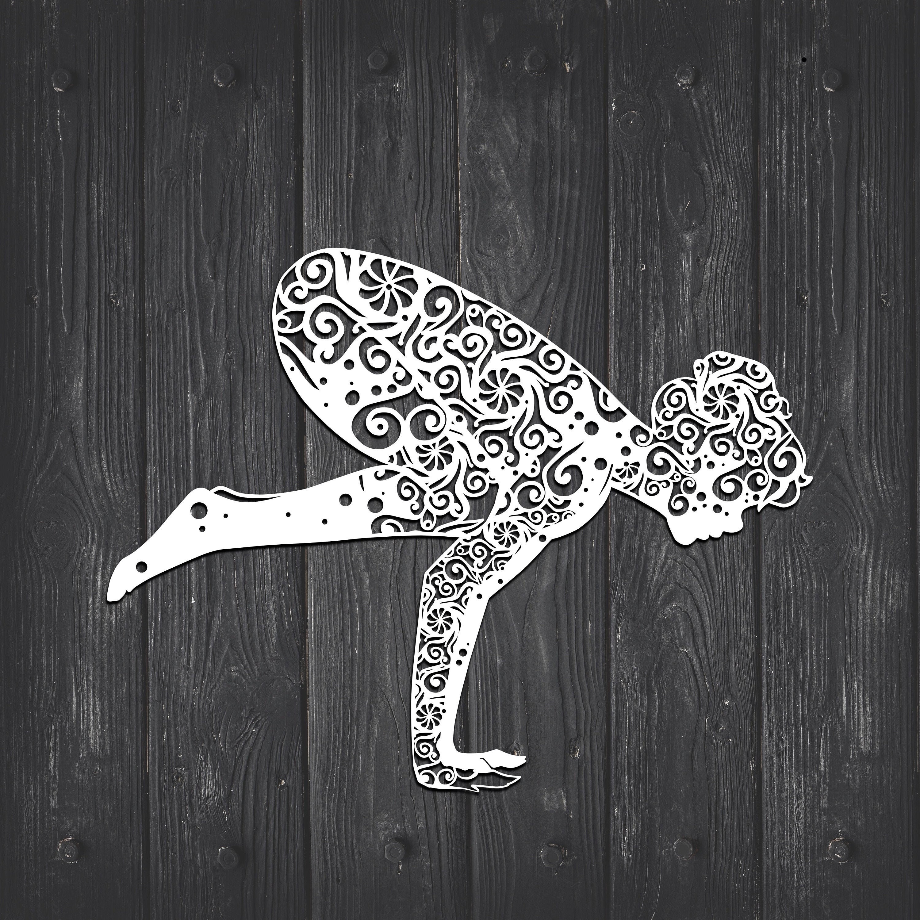 Download Yoga Pose Svg, Mandala Svg