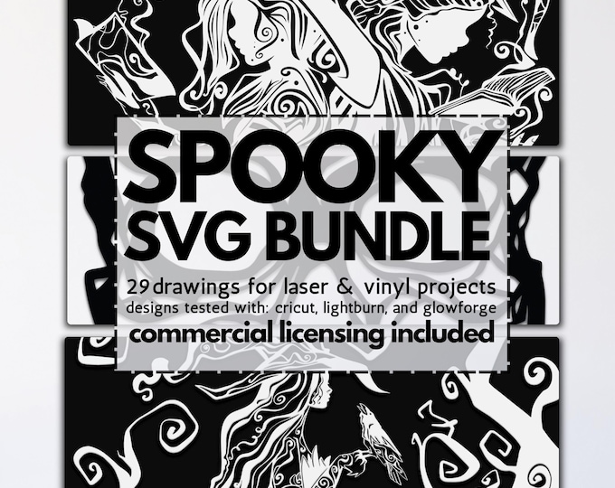 witchy mandala svg bundle, glowforge pagan svgs, vinyl halloween templates, laser cut files, pagan svgs, wicca svgs, witch clipart pngs