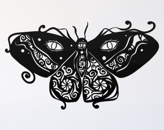moth mandala svg, glowforge file, moon moth vinyl template, moth laser cut file, reptile svg, cuttable bug svg, clipart png