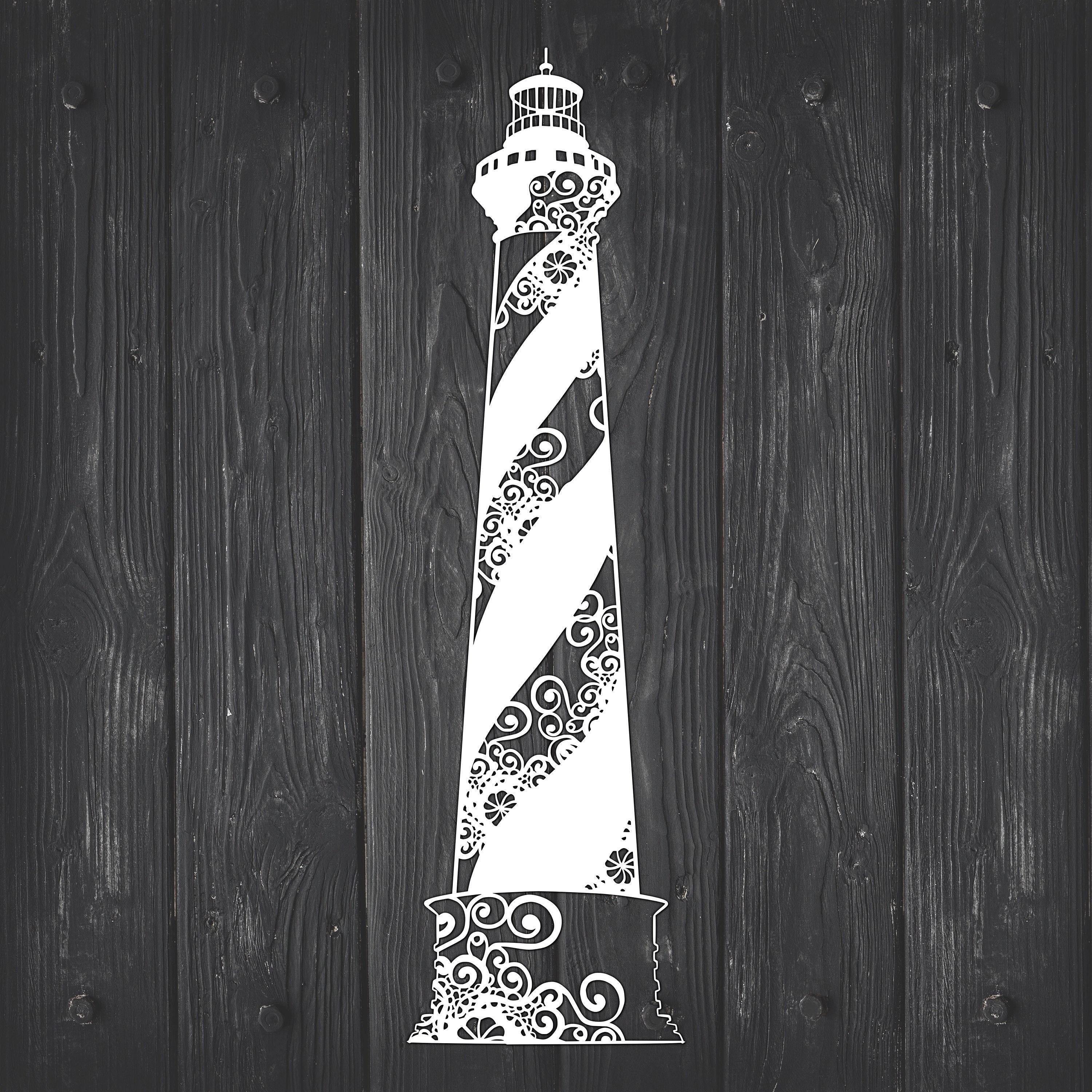 Download Lighthouse Svg Mandala Svg Nautical Party Lighthouse Etsy