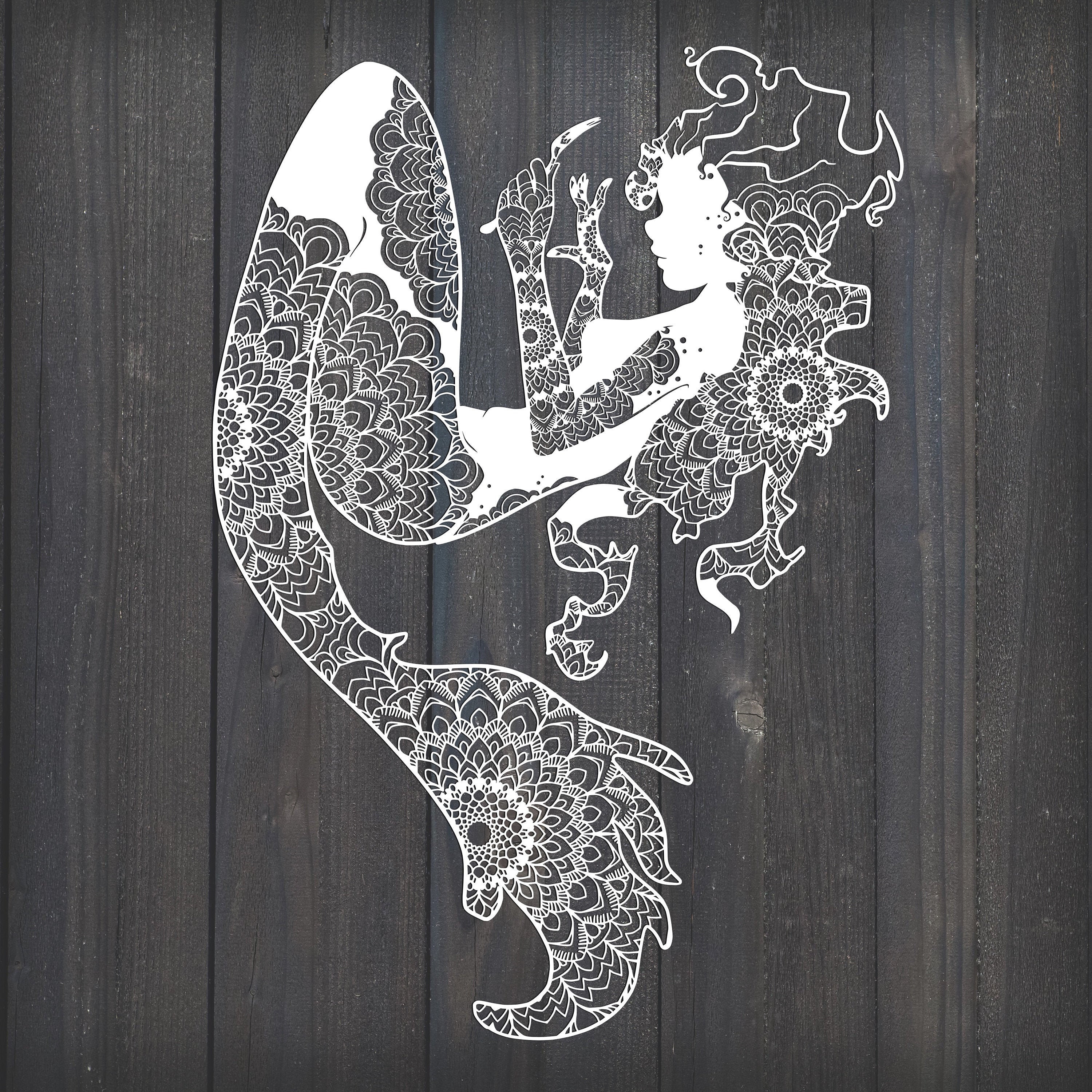 Free Free Mermaid Mandala Svg Free 341 SVG PNG EPS DXF File