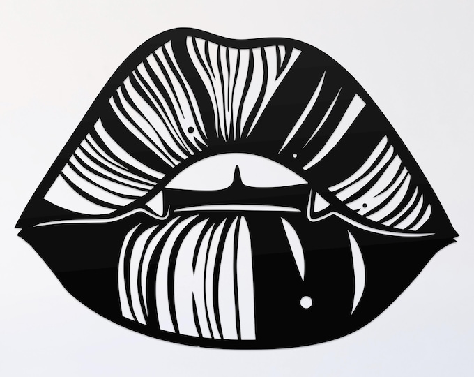 vampire lips svg cut file, glowforge file, vinyl template, laser cut file, pagan svg, cuttable wicca svg, clipart png