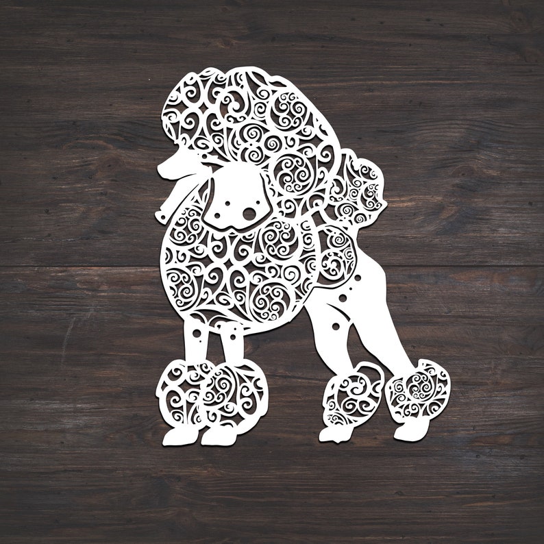 Download Continental Clip Poodle Dog Svg Mandala Svg Recommended ...