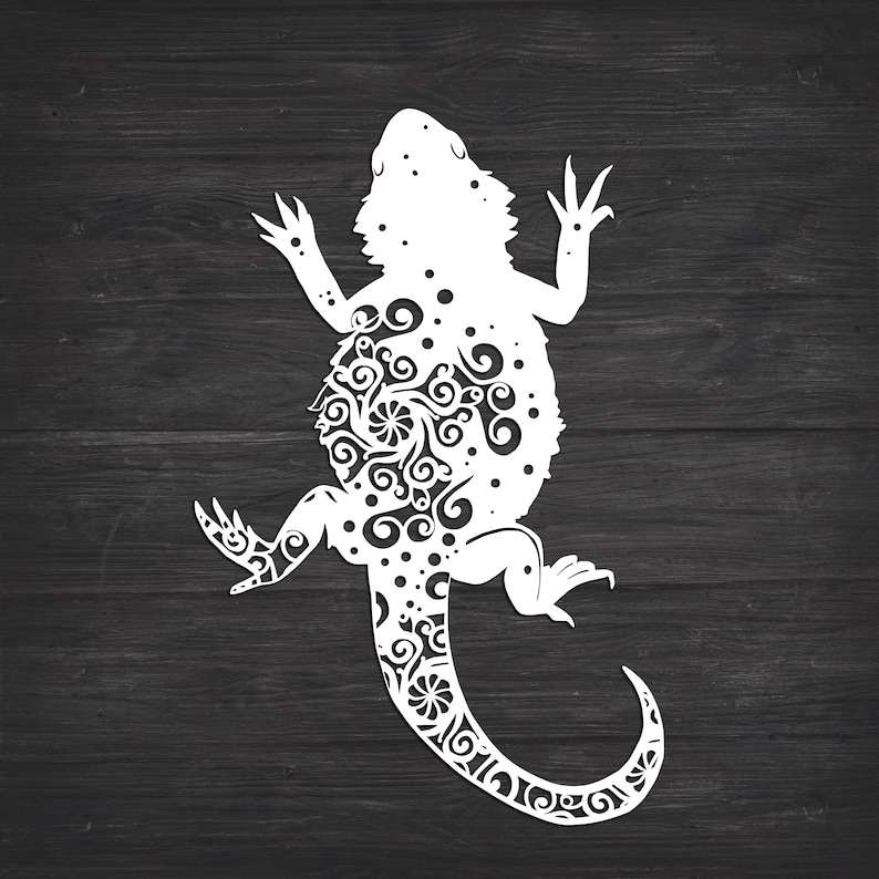 Download Bearded Dragon Svg Mandala Svg Recommended For Projects 10 ...