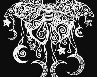 atlas moth mandala svg, glowforge file, moon moth vinyl template, moth laser cut file, reptile svg, cuttable bug svg, clipart png