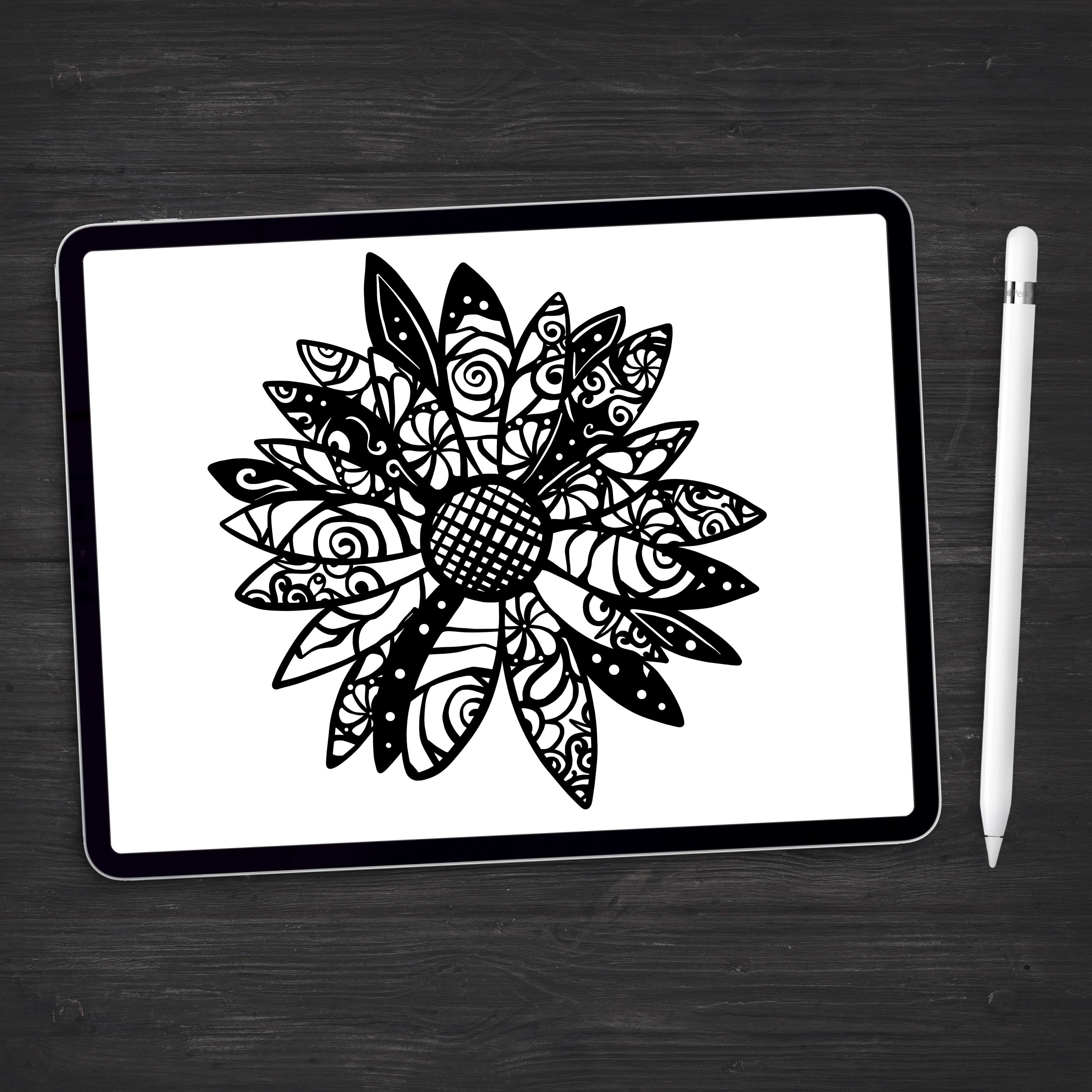 Download Mandala H Svg Project - Layered SVG Cut File - Fonts ...