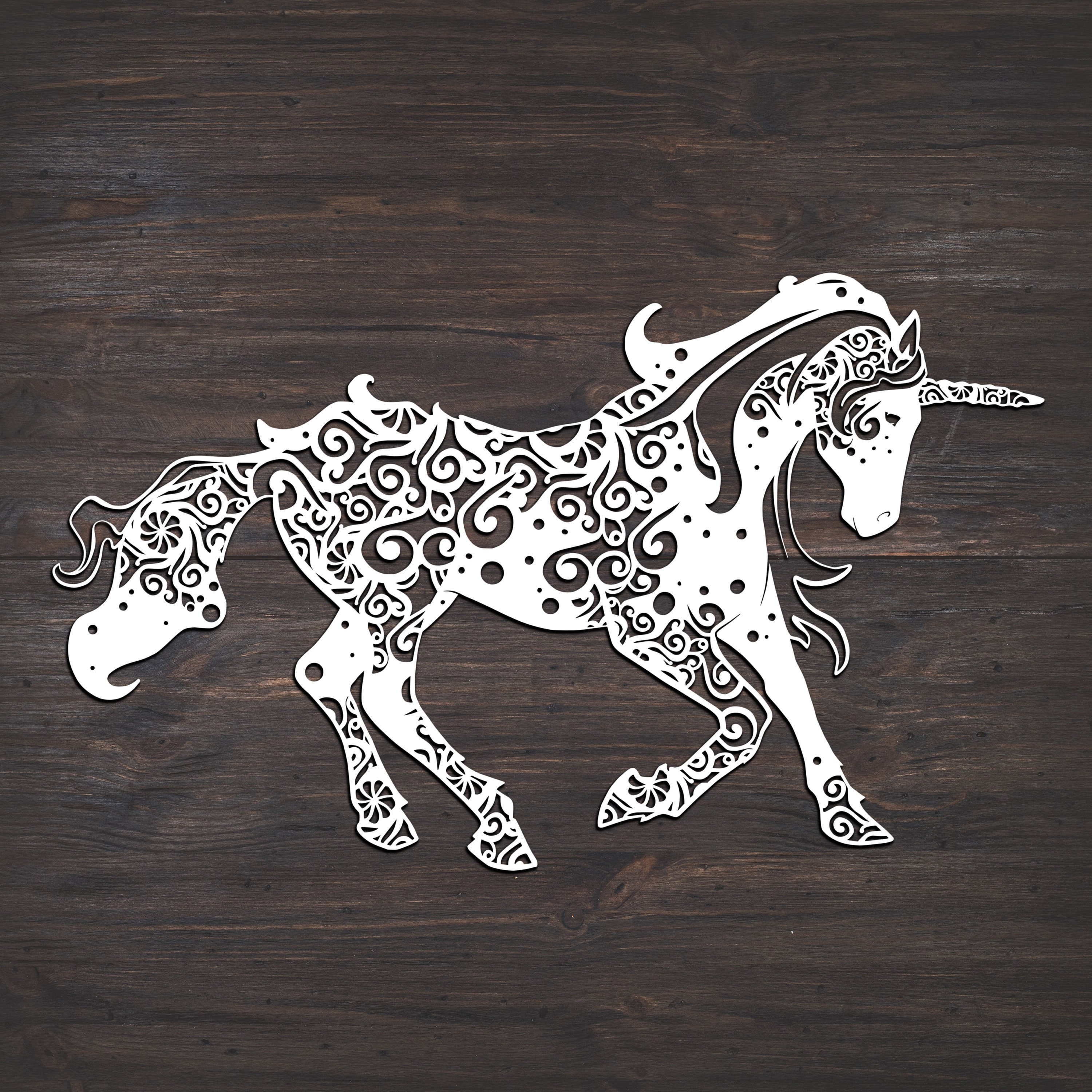 Unicorn Svg, Horse Svg, Mandala Svg