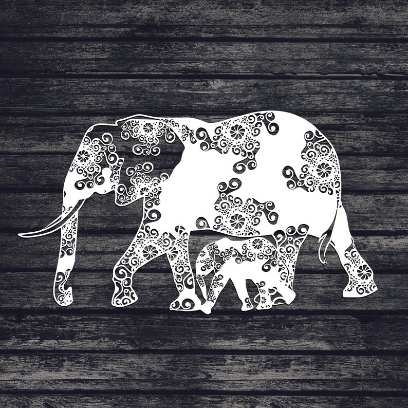 Free Free 245 Cricut Mandala Elephant SVG PNG EPS DXF File