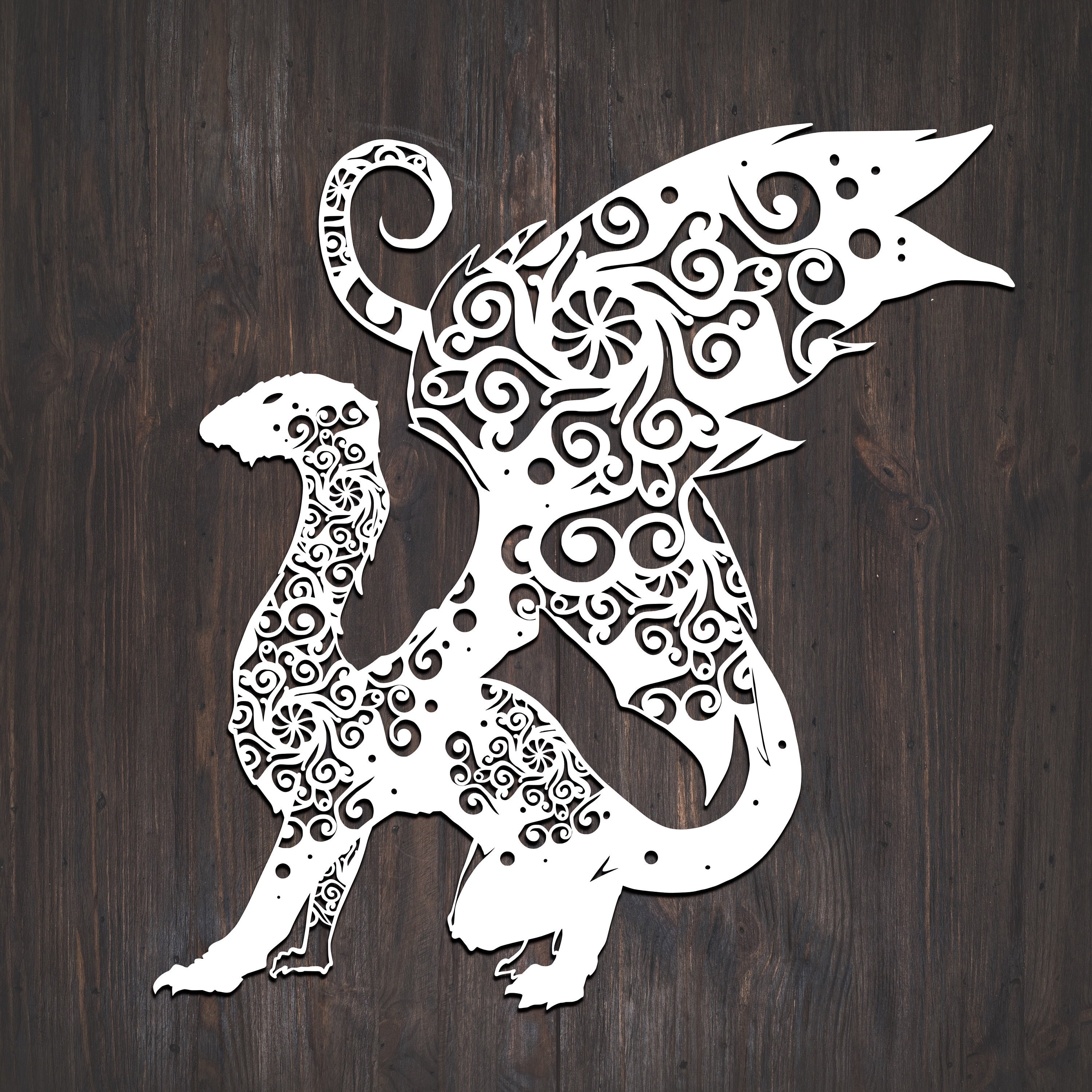 Download Dragon Svg, Fantasy Svg, Mandala Svg (Intricate Weeding ...