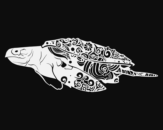 loggerhead turtle mandala svg cut file, glowforge file, vinyl template, laser cut file, animals svg, cuttable animal svg, clipart png